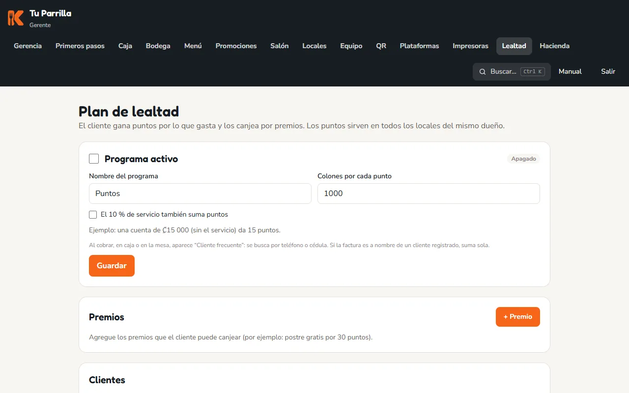 Pantalla: «Lealtad»
